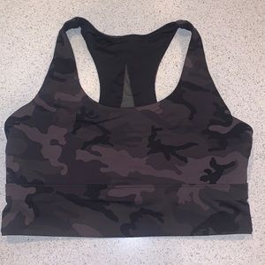 Lululemon Dupe Camo Longline Sports Bra